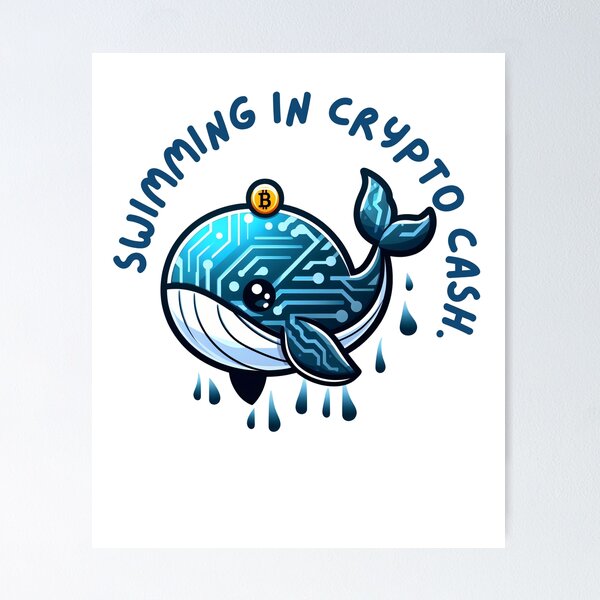 Item preview, Swimming in crypto cash. Crypto whale designed and sold by Mechanical-Artt.