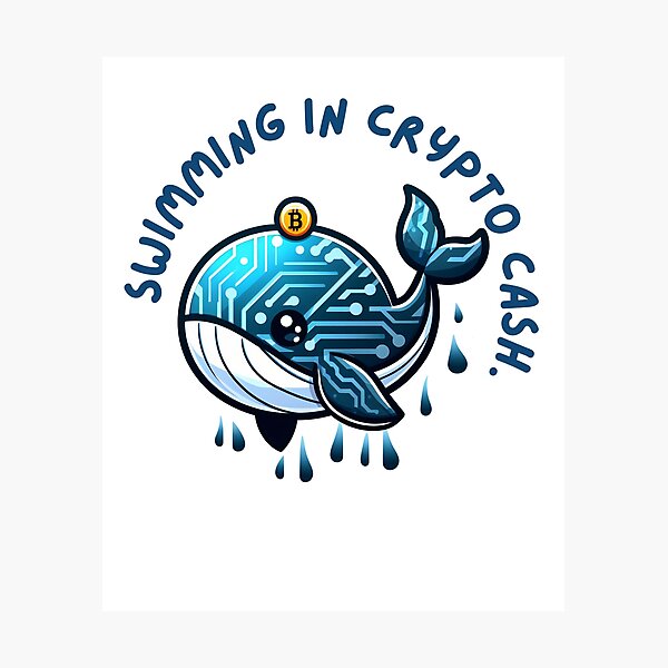 Item preview, Swimming in crypto cash. Crypto whale designed and sold by Mechanical-Artt.