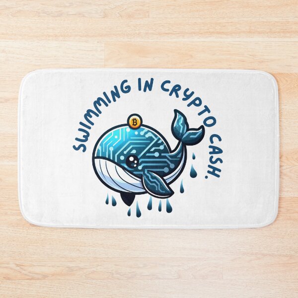 Item preview, Swimming in crypto cash. Crypto whale designed and sold by Mechanical-Artt.