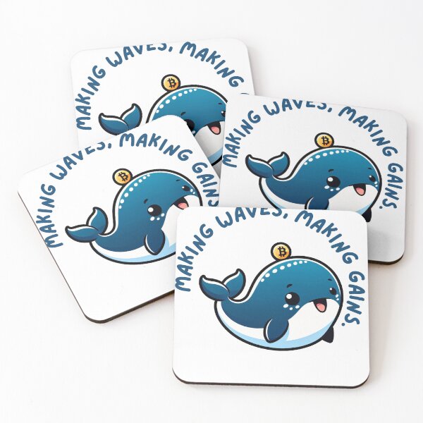 Item preview, Making waves, making gains. Crypto whale designed and sold by Mechanical-Artt.