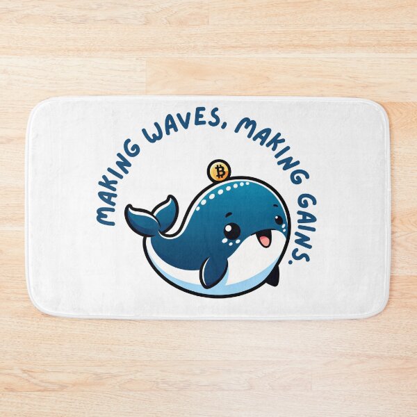 Item preview, Making waves, making gains. Crypto whale designed and sold by Mechanical-Artt.