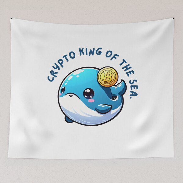 Item preview, Crypto king of the sea. Crypto whale designed and sold by Mechanical-Artt.