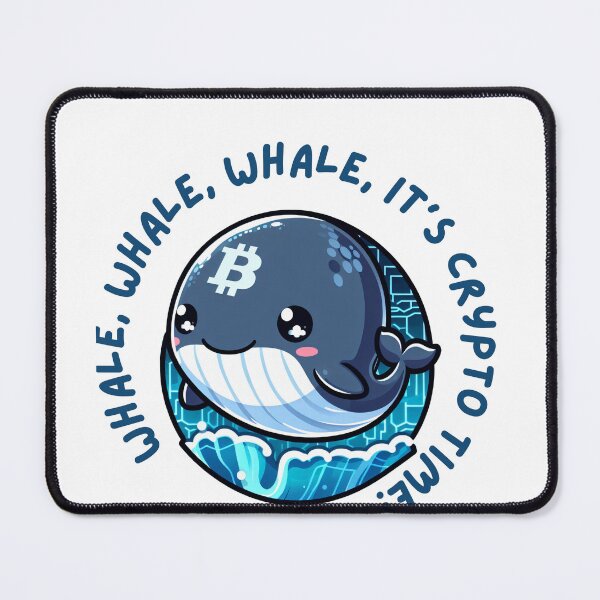 Item preview, Whale, whale, whale, it's crypto time! designed and sold by Mechanical-Artt.