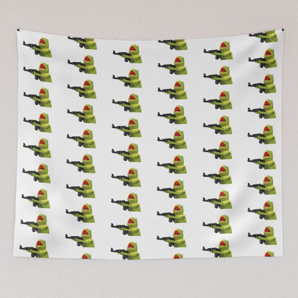 Item preview, Kermit the Frog - Amphibious Assault designed and sold by RedSticker Studio.
