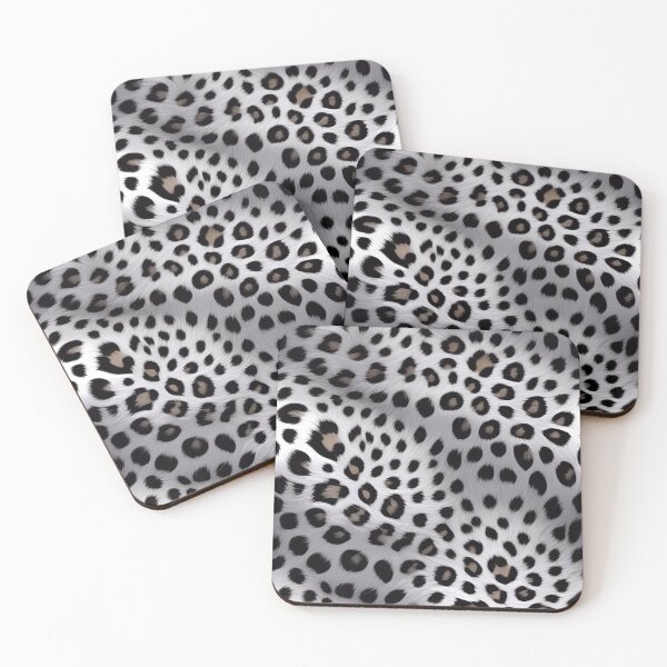Item preview, Abstract Silver White Cheetah Skin Pattern designed and sold by TheArtOfPat.