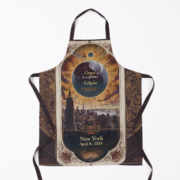 Item preview, NY 2024 Eclipse: Celestial Event Commemorative Poster designed and sold by David Balzen.
