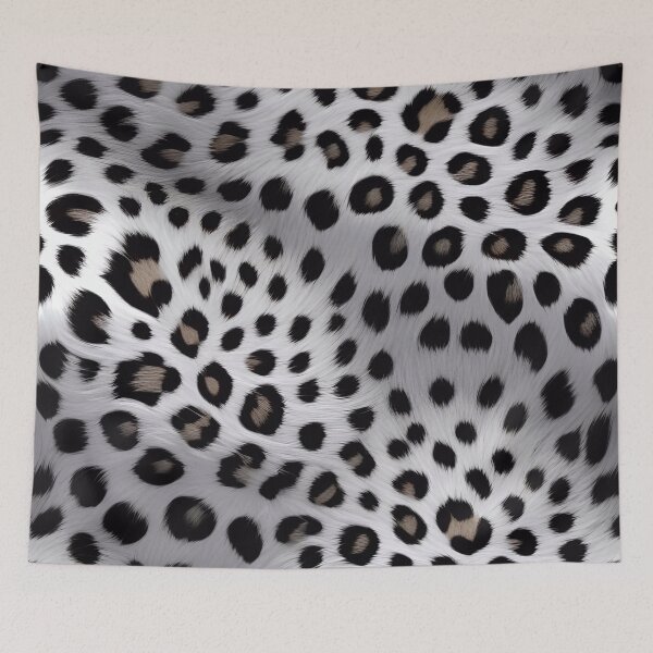 Item preview, Abstract Silver White Cheetah Skin Pattern designed and sold by TheArtOfPat.