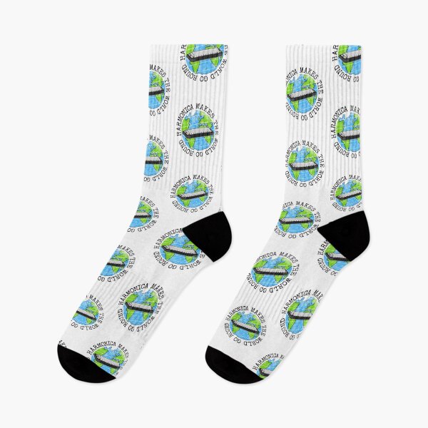 Item preview, Harmonica Makes The World Go Round, Hamonicist Earth Day designed and sold by doodlerob.