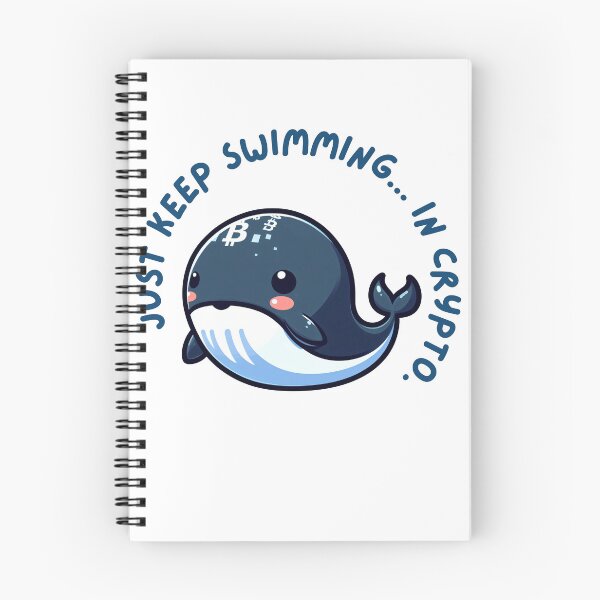 Item preview, Just keep swimming... in crypto. designed and sold by Mechanical-Artt.
