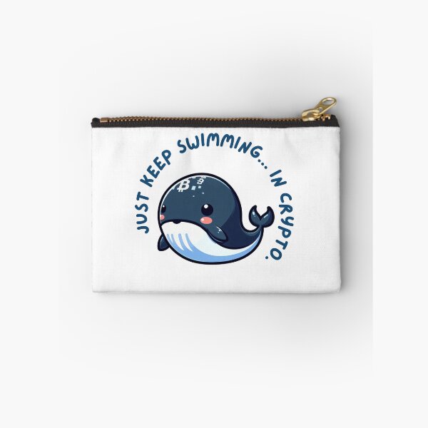 Item preview, Just keep swimming... in crypto. designed and sold by Mechanical-Artt.