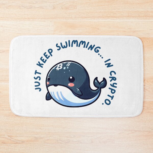 Item preview, Just keep swimming... in crypto. designed and sold by Mechanical-Artt.