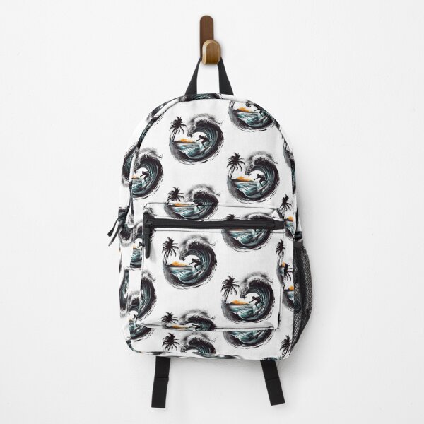 Item preview, Monochrome with Subtle Colour Surfing Design 4 of 5 designed and sold by Jenson Major.