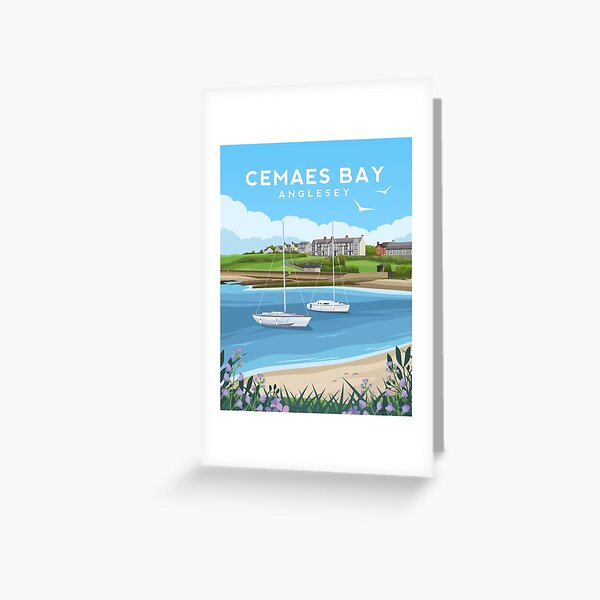 Item preview, Cemaes Bay Beach, Anglesey North Wales designed and sold by typelab.