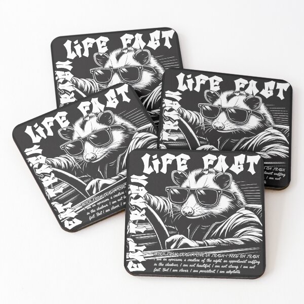 Item preview, Live Fast! Eat Trash! designed and sold by Echonn.