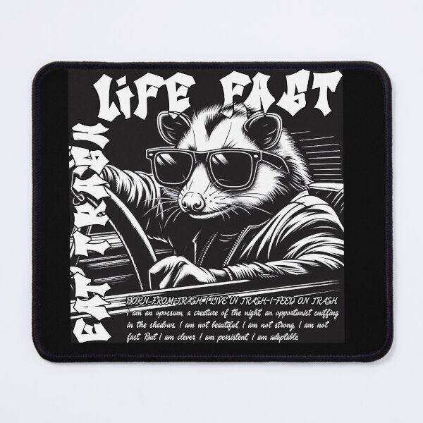 Item preview, Live Fast! Eat Trash! designed and sold by Echonn.