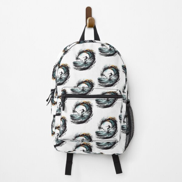 Item preview, Monochrome with Subtle Colour Surfing Design 5 of 5 designed and sold by Jenson Major.
