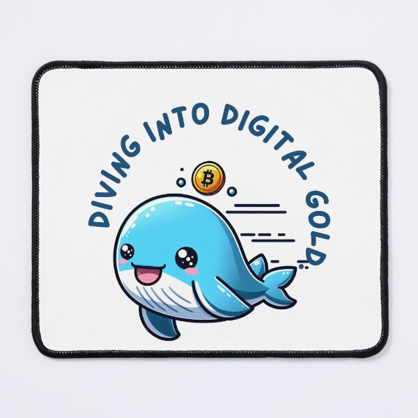 Item preview, Diving into digital gold. Crypto whale designed and sold by Mechanical-Artt.