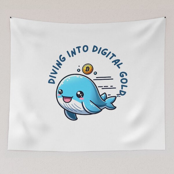 Item preview, Diving into digital gold. Crypto whale designed and sold by Mechanical-Artt.