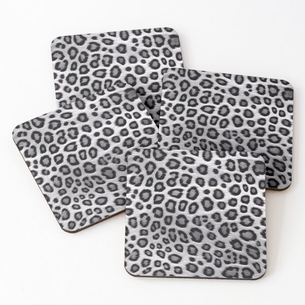 Item preview, Abstract Silver White Cheetah Skin Pattern designed and sold by TheArtOfPat.