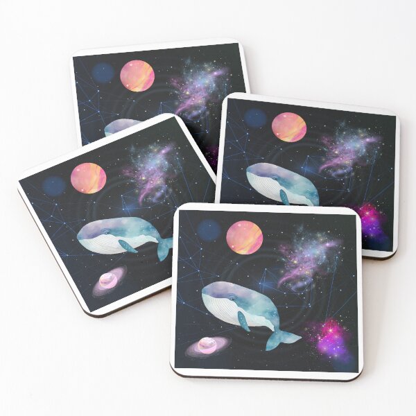 Item preview, Space Whale Travels Through the Universe  designed and sold by WildWoodlandWitch.