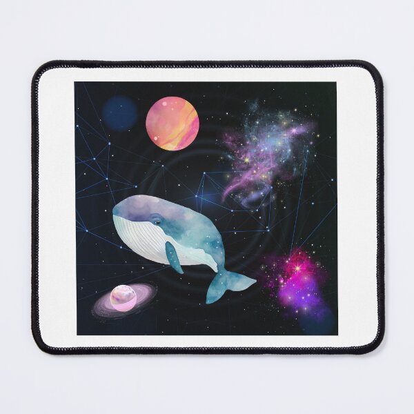 Item preview, Space Whale Travels Through the Universe designed and sold by WildWoodlandWitch.