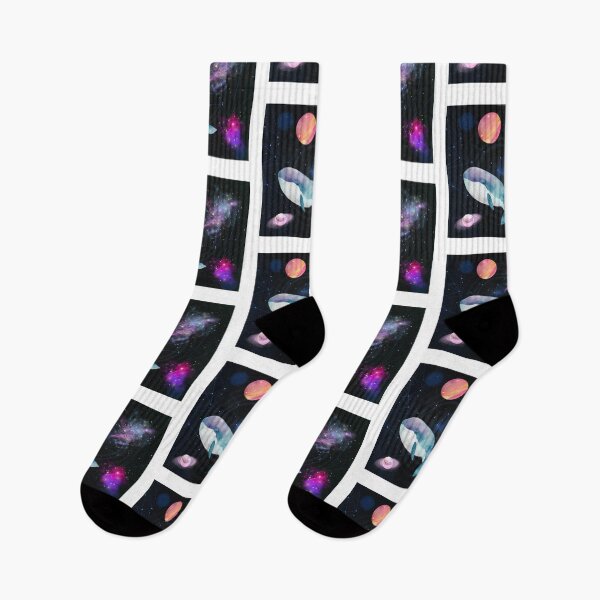 Item preview, Space Whale Travels Through the Universe  designed and sold by WildWoodlandWitch.