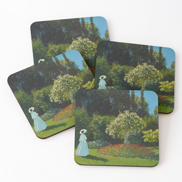 Item preview, Claude Monet's Lady in the Garden, French Impressionist Painting designed and sold by Jaydee001.
