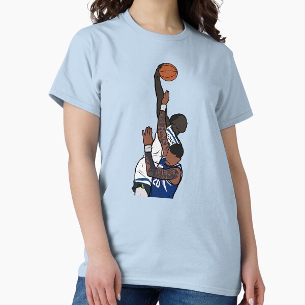 Artikel-Vorschau von Anthony Edwards Dunks über John Collins 2, designt und verkauft von RatTrapTees.
