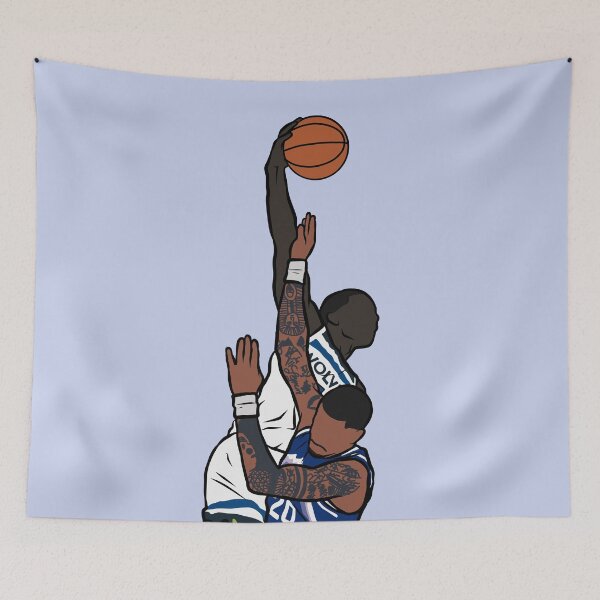 Item preview, Anthony Edwards Dunks on John Collins 2 designed and sold by RatTrapTees.