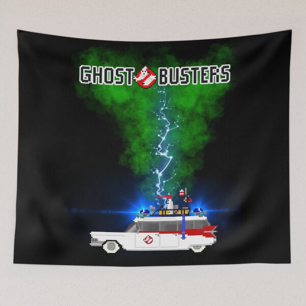 Item preview, Ghost Pixel Buster Slime Mobile designed and sold by PixelPeepers.