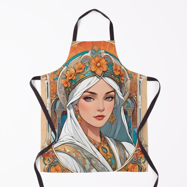 Item preview, Empress Theodora of Byzantium retro vintage floral design designed and sold by BorgSpareParts.