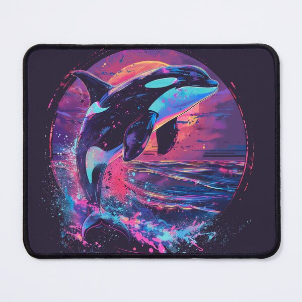 Item preview, Orca t - Retro Killer Whale Art designed and sold by CleverboyDsgns.