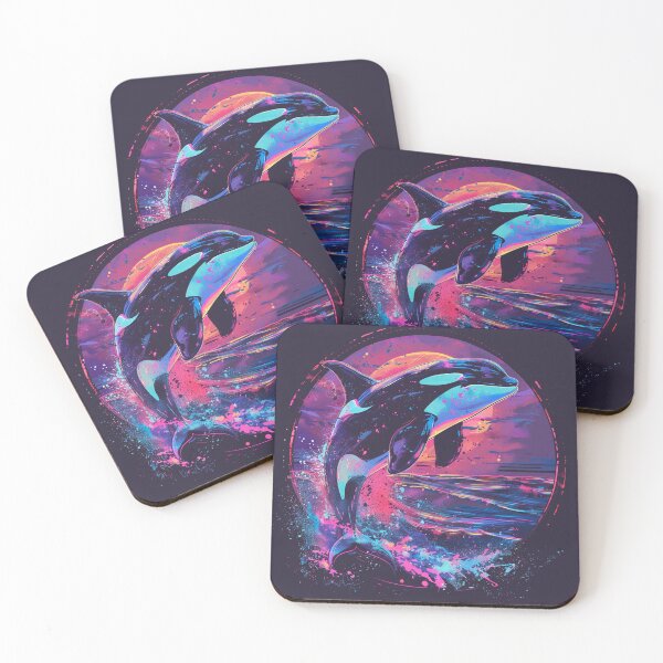 Item preview, Orca t - Retro Killer Whale Art designed and sold by CleverboyDsgns.