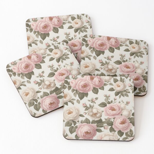 Item preview, Shabby Chic Rose Pattern designed and sold by SloganExpress.
