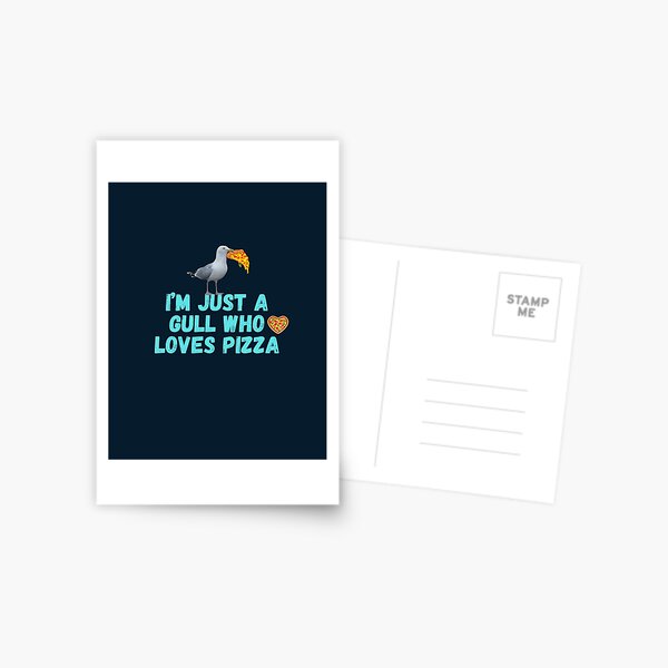 Item preview, I'm Just a Gull Who Loves Pizza - Gavin the Gull Tote Bag designed and sold by MyriadLifePhoto.