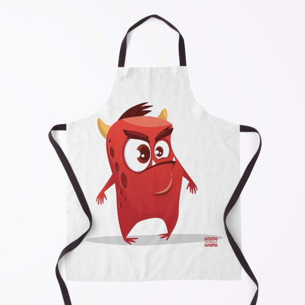 Item preview, red friendly monster cartoon designed and sold by GoldenMovie.