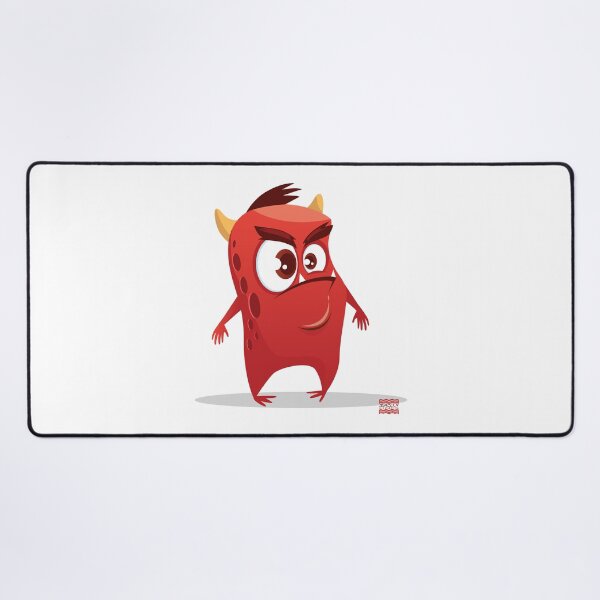 Item preview, red friendly monster cartoon designed and sold by GoldenMovie.