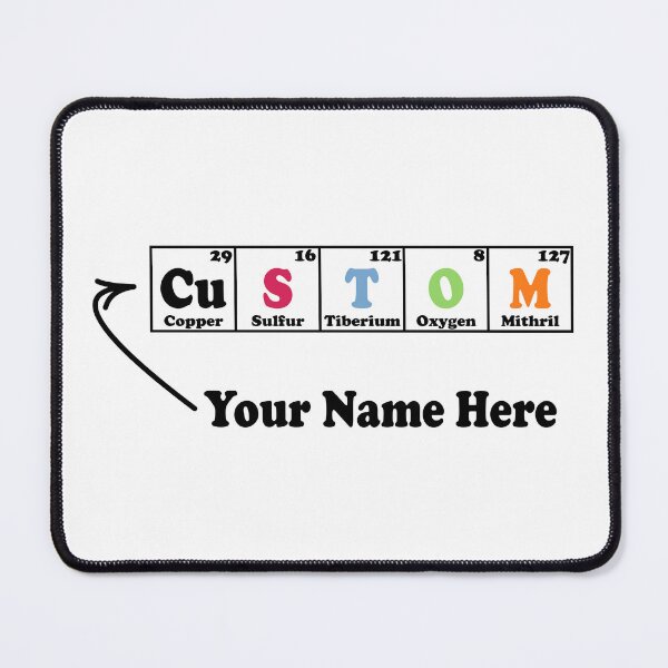 Item preview, Custom Chemistry Periodic Table Symbols Elements designed and sold by ScienceCorner.