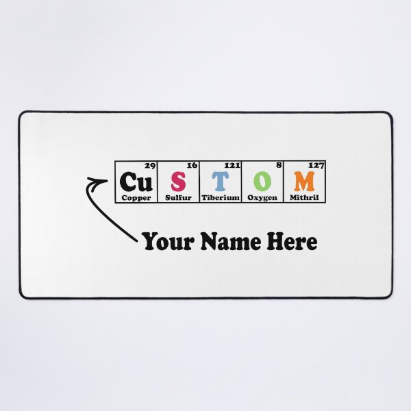 Item preview, Custom Chemistry Periodic Table Symbols Elements designed and sold by ScienceCorner.