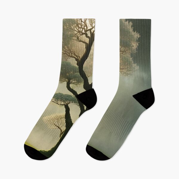 Item preview, Majestic Tree illuminated by a Ray of Sunshine breaking through the Clouds designed and sold by DreamyEscapism.