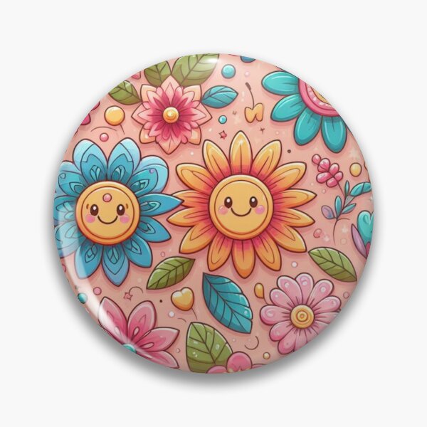 Item preview, Colorful flowers pattern  designed and sold by Coollzone.