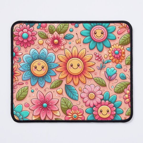 Item preview, Colorful flowers pattern designed and sold by Coollzone.