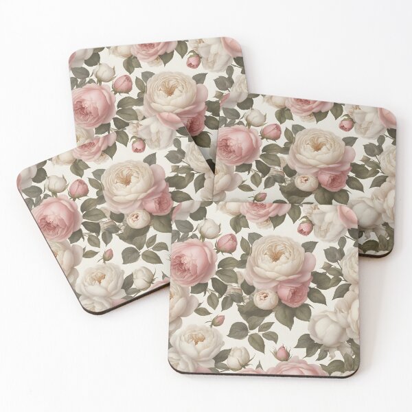 Item preview, Shabby Chic Rose Pattern designed and sold by SloganExpress.