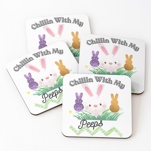 Item preview, funny, Chilling with my friends, easter bunny designed and sold by amazouz1.