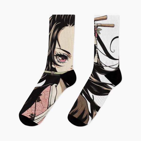 Item preview, Manga Style Nezuko en colores rosados designed and sold by Blessinger77.