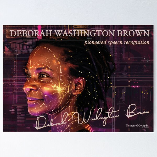 Item preview, Deborah Washington Brown: Women in Computer Science designed and sold by lessonhacker.