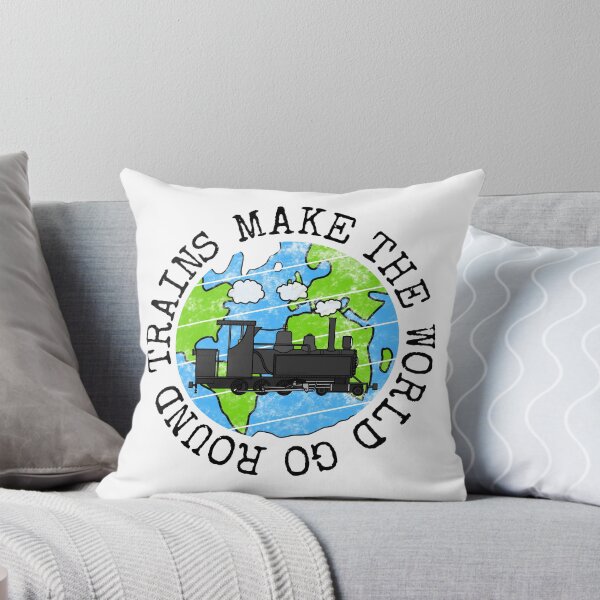 Item preview, Trains Make The World Go Round, Earth Day Steam Train designed and sold by doodlerob.