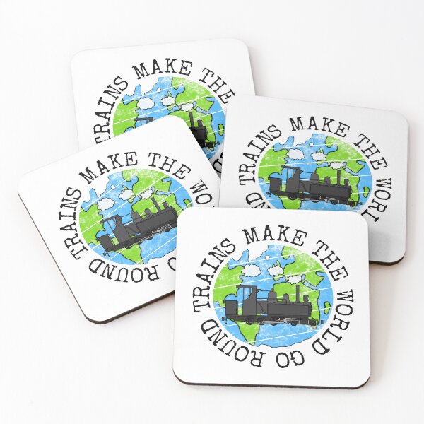 Item preview, Trains Make The World Go Round, Earth Day Steam Train designed and sold by doodlerob.