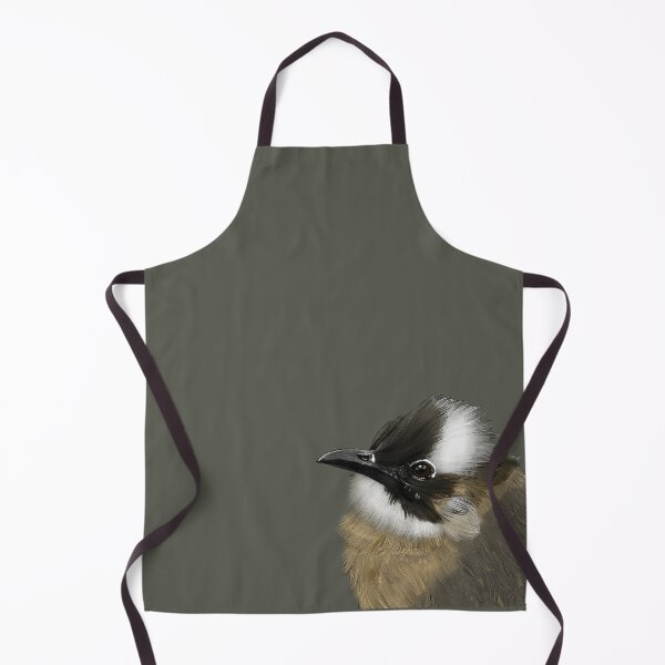 Item preview, Light-vented Bulbul Bird Portrait Art Print designed and sold by Created-by-CC.