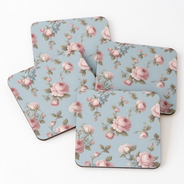 Aperçu de l'œuvre Modèle de rose rose shabby chic créée et vendue par SloganExpress.